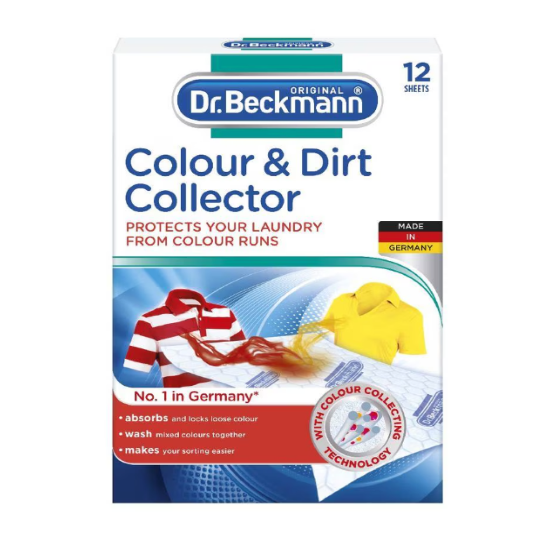 DR. BECKMANN COLOUR & DIRT Collector 12SHEET/PACK